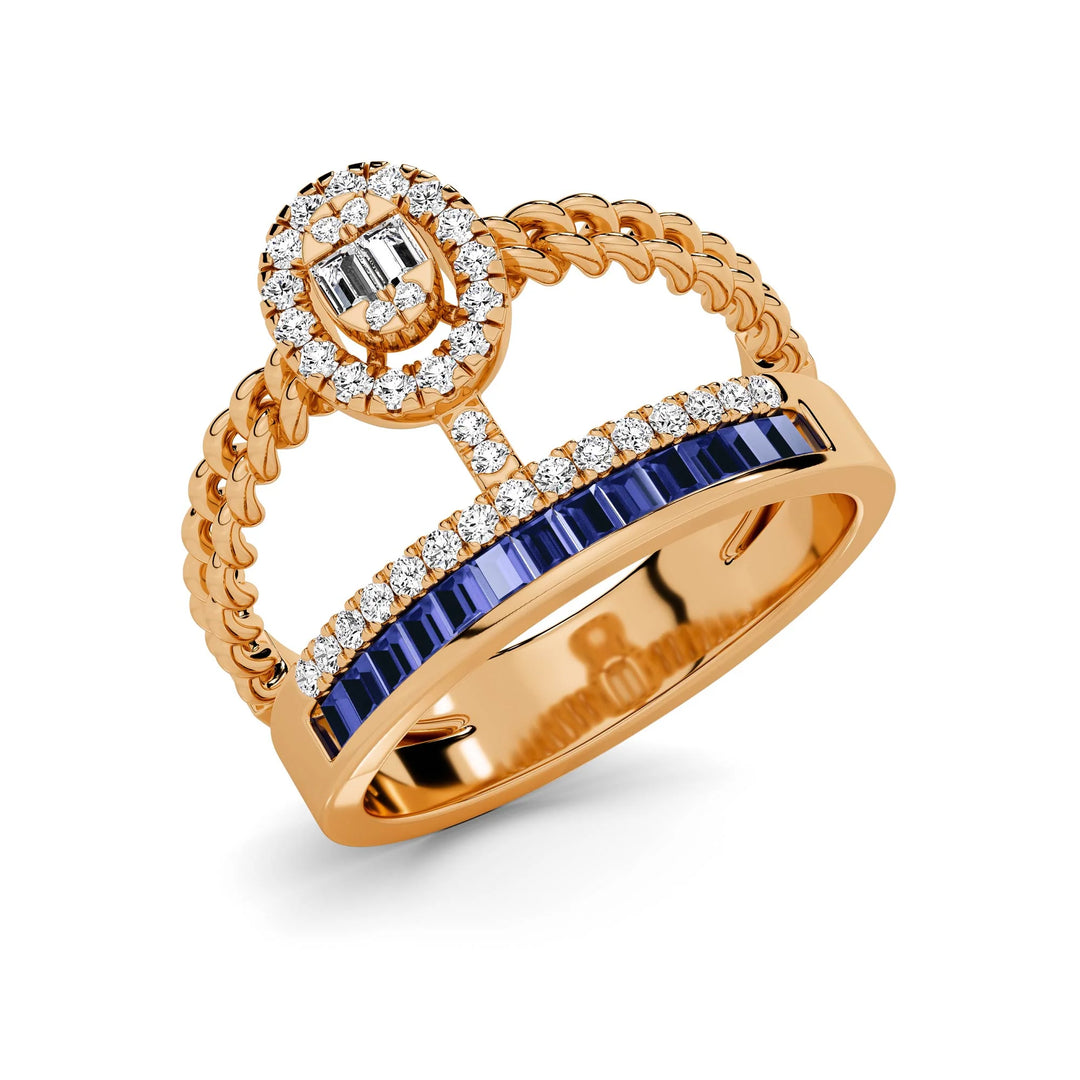 Natural Diamond The Aurora Stella Ring