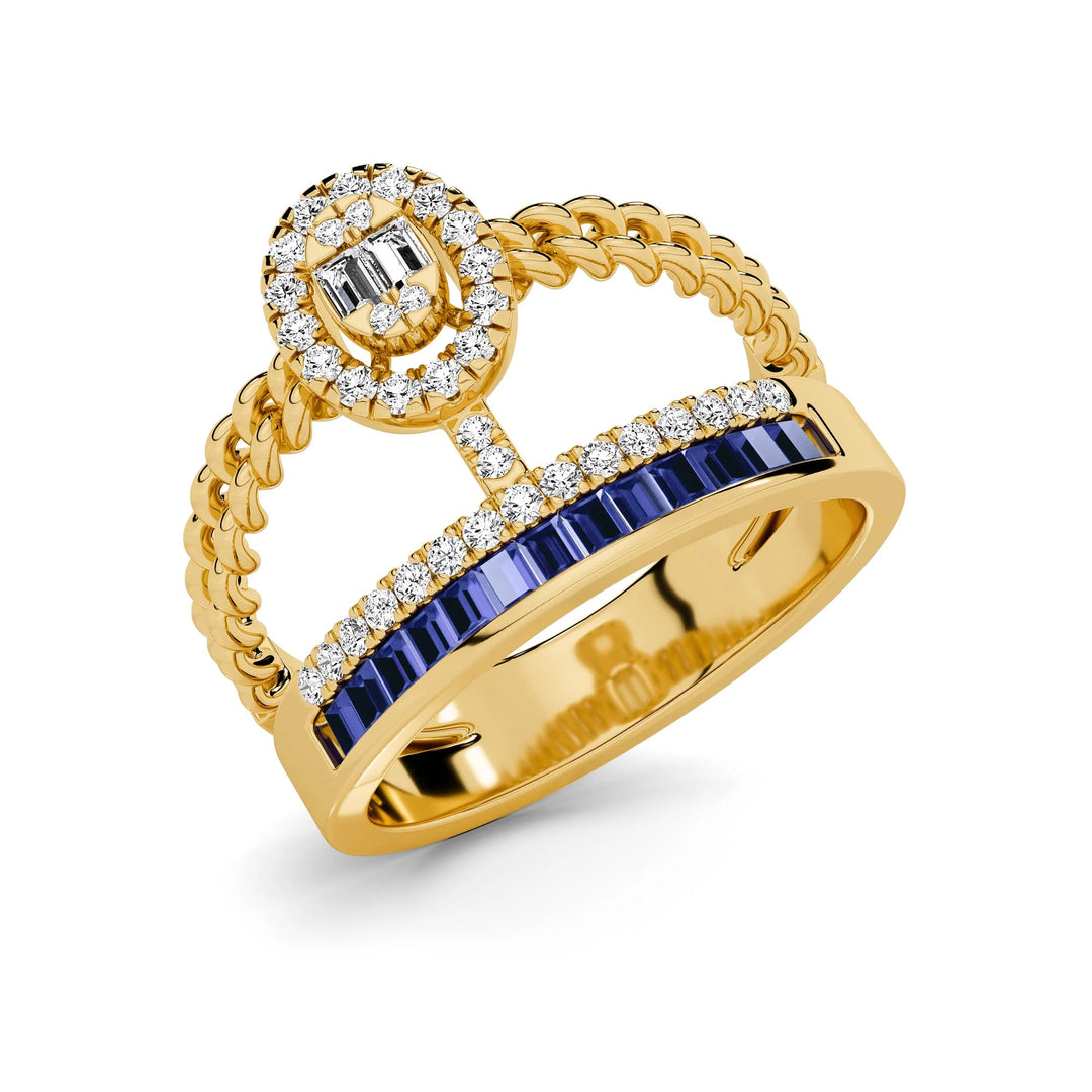 Natural Diamond The Aurora Stella Ring