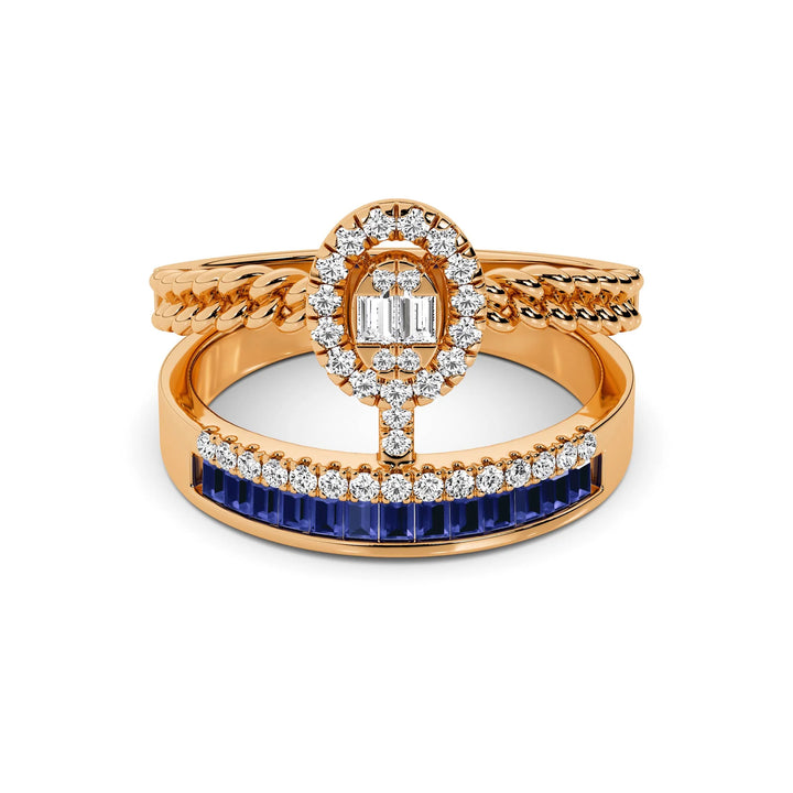 Natural Diamond The Aurora Stella Ring