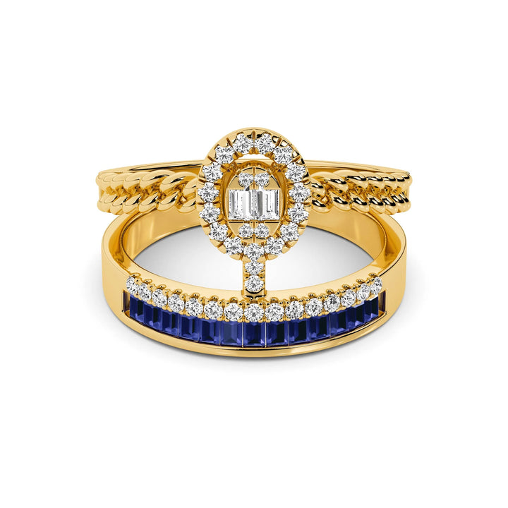 Natural Diamond The Aurora Stella Ring