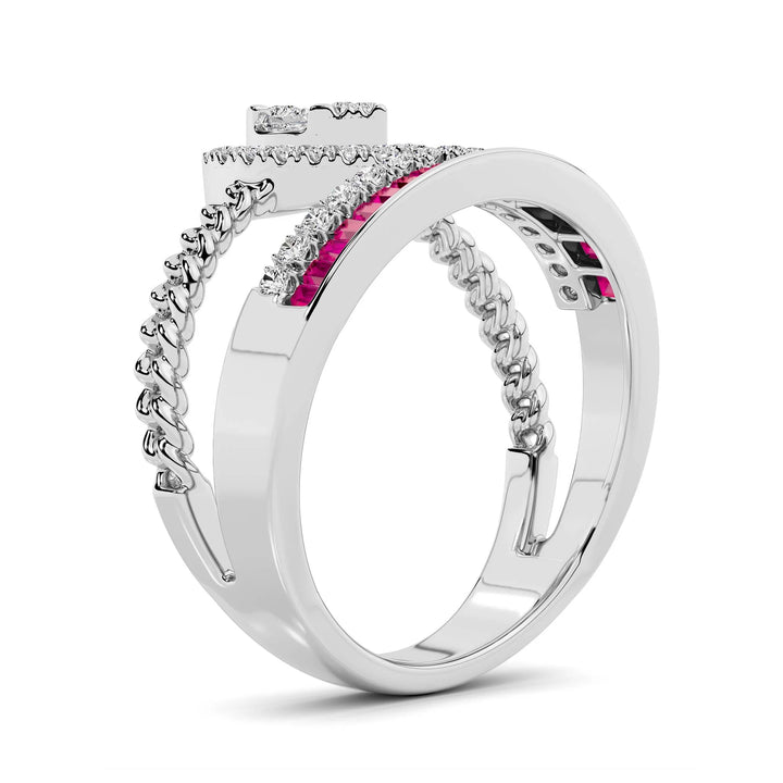 Natural Diamond The Aurora Sol Ring