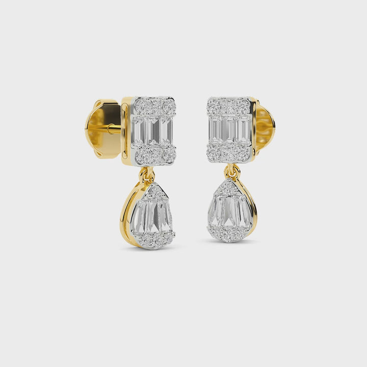 Natural Diamond Power Play Storm Earring