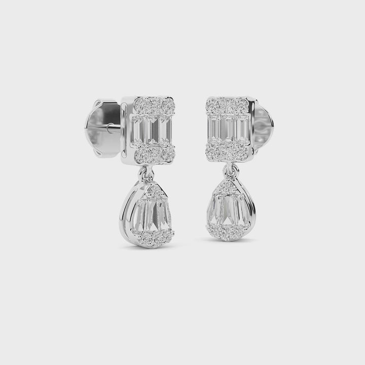 Natural Diamond Power Play Storm Earring
