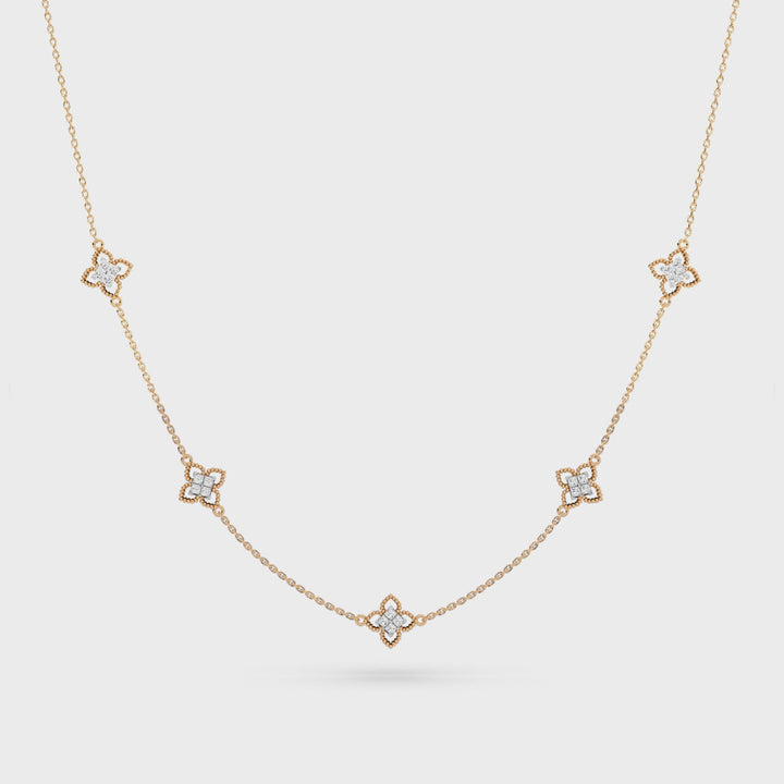 Natural Diamond the Chain Reaction Forte Necklace