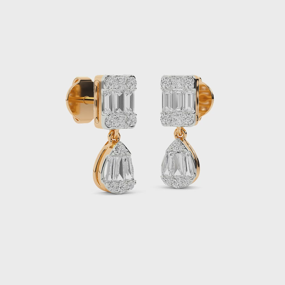 Natural Diamond Power Play Storm Earring