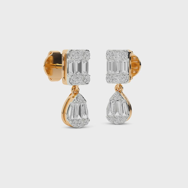 Natural Diamond Power Play Storm Earring