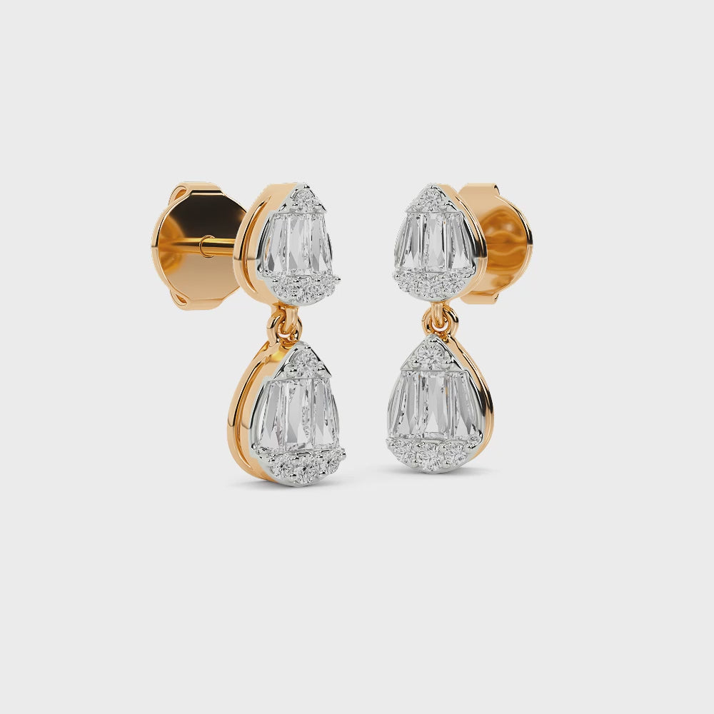 Natural Diamond Power Play Blaze Earring